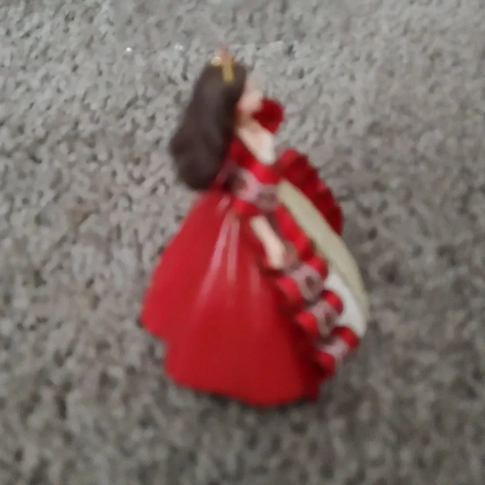 Vintage Barbie Holiday 1997 Mattel Hallmark Keepsake Ornament Collectible Figure